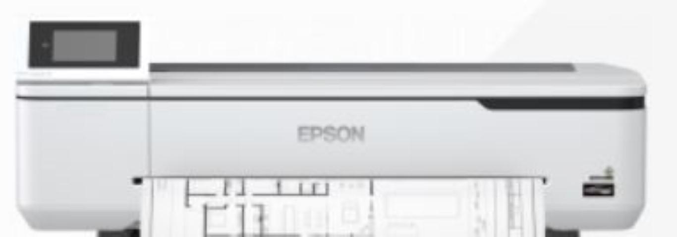Plotter Epson Surecolor SC-T3100, Imprimanta large format 24" (A1 ) in 4 culori, rezolutie maxima de listare 2.400 x 1.200 dpi, Cerneala Epson Ultrachrome XD aqueous pigment ink, grosime hartie 0,05mm - 0,27 mm interfata: USB 3.0, Retea, WI-FI, Touch