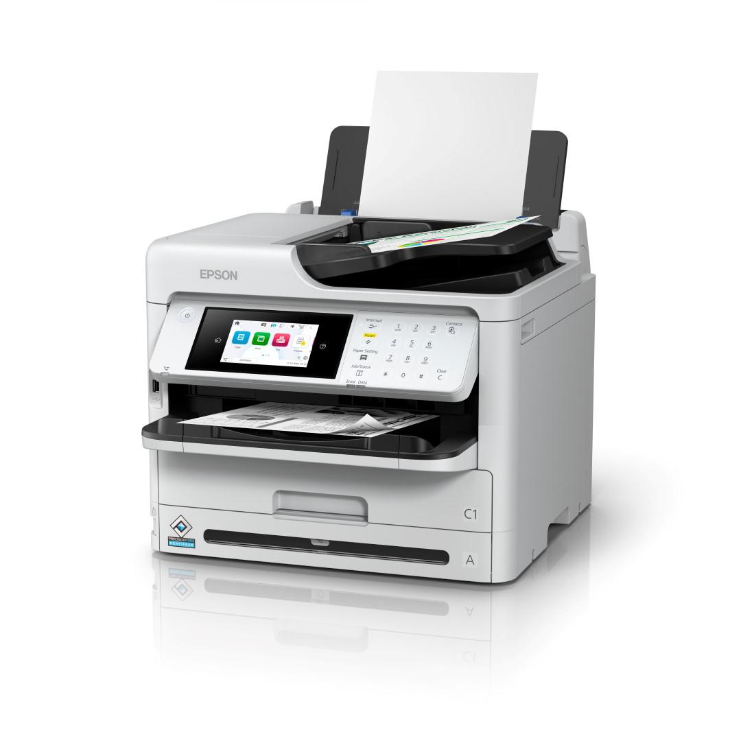 Multifunctional inkjet EPSON WorkForce Pro WF-M5899DWF, format A4, Monocrom, Duplex, USB + LAN + Wi-Fi — poza 4