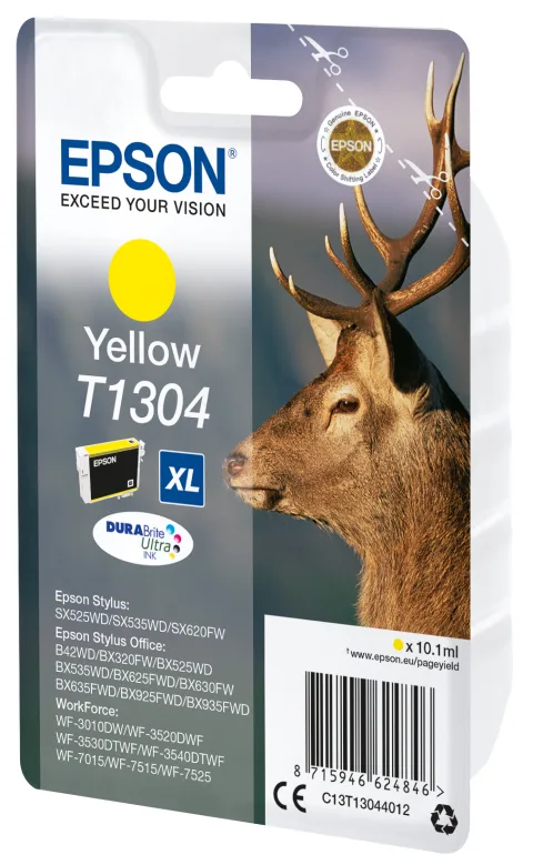 Epson Stag Cerneală T1304 Cerb DURABrite Ultra, Galben – cartuș unic