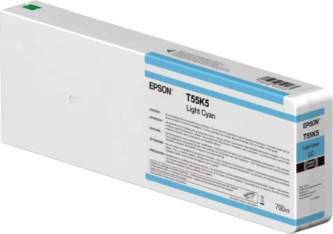 Epson Singlepack Light Cyan T55K500 UltraChrome HDX/HD 700ml