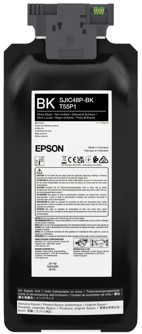 Epson SJIC48P-BK Black ink cartridge for ColorWorks C8000e