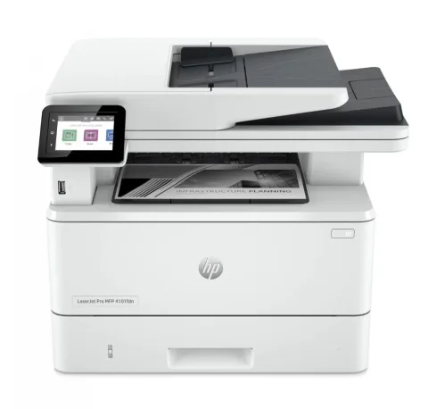 Multifuncțional laser HP LaserJet Pro MFP 4102fdn, format A4, monocrom, Duplex, USB + LAN + Wi-Fi