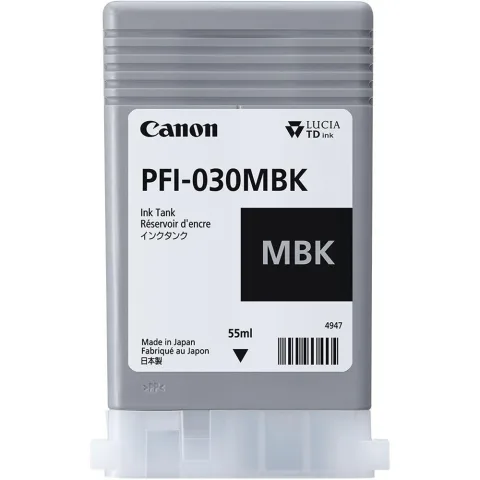 Cartuș Canon PFI-030 MBK, Matte Black
