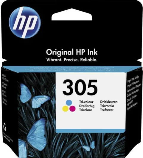 Cartus HP 305 Tri-color Original Ink, Cyan, Magenta, Yellow