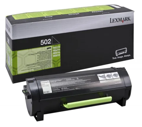 Toner LEXMARK 502, Black