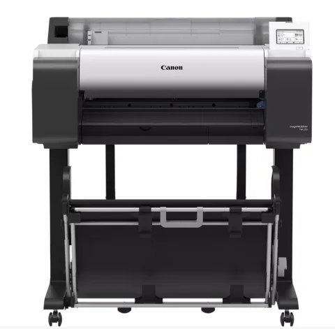 Plotter Canon imagePROGRAF TM-255 + HDD 500GB, 24"(610mm), format A1, 5 culori, rezolutie max 2400x1200dpi, memorie 2GB
