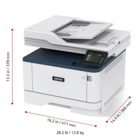 Multifunctional laser Xerox Workcentre B315V_DNI, format A4, Monocrom, Duplex, USB + LAN + Wi-Fi