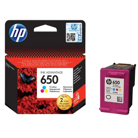 Cartus HP 650, Cyan, Magenta, Yellow