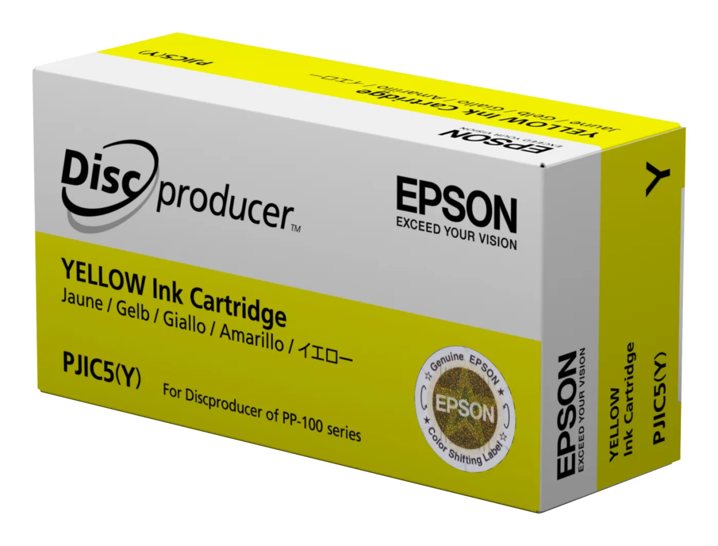 Epson Discproducer Ink PJIC7(Y), Yellow (MOQ=10)