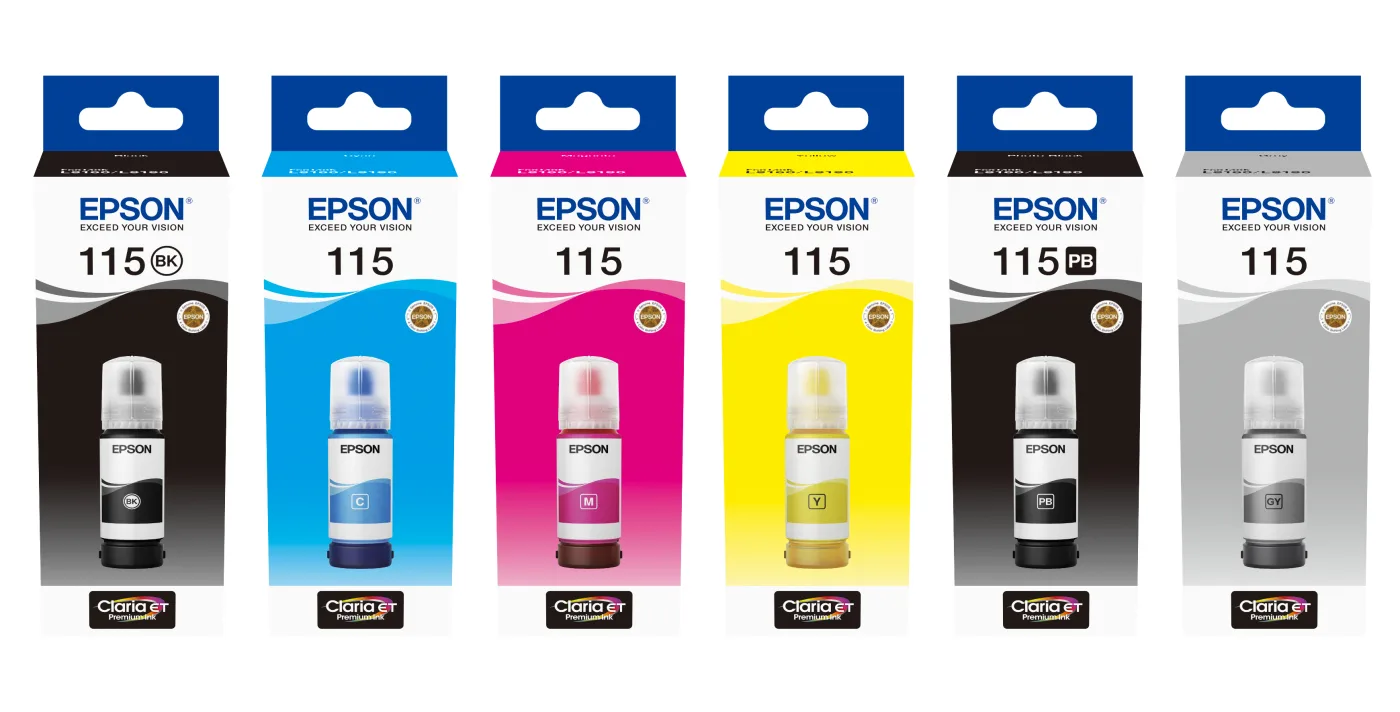 Epson 115 EcoTank Yellow ink bottle — poza 2