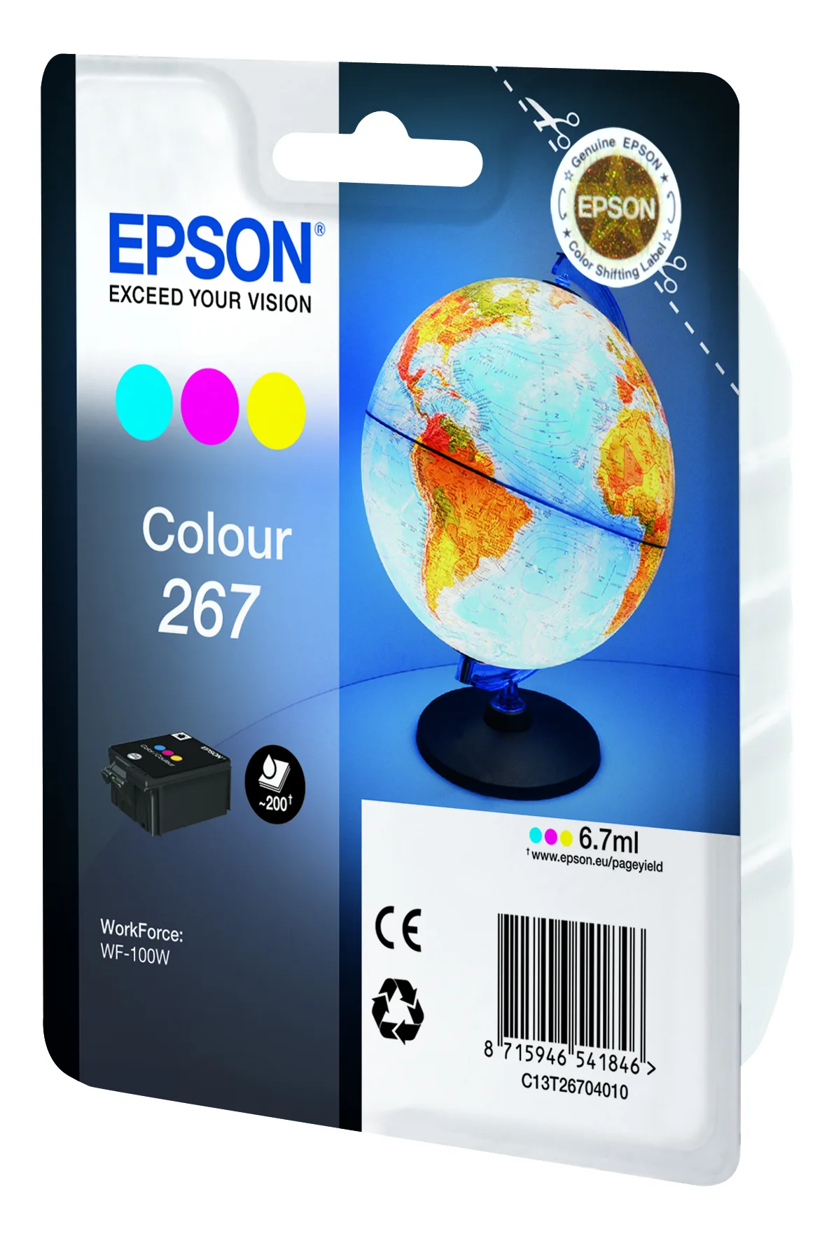Epson Globe Cerneală 267 Globul pământesc color – cartuș unic — poza 2