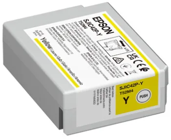 Epson SJIC42P-Y Ink cartridge for ColorWorks C4000e ( Yellow) — poza 2