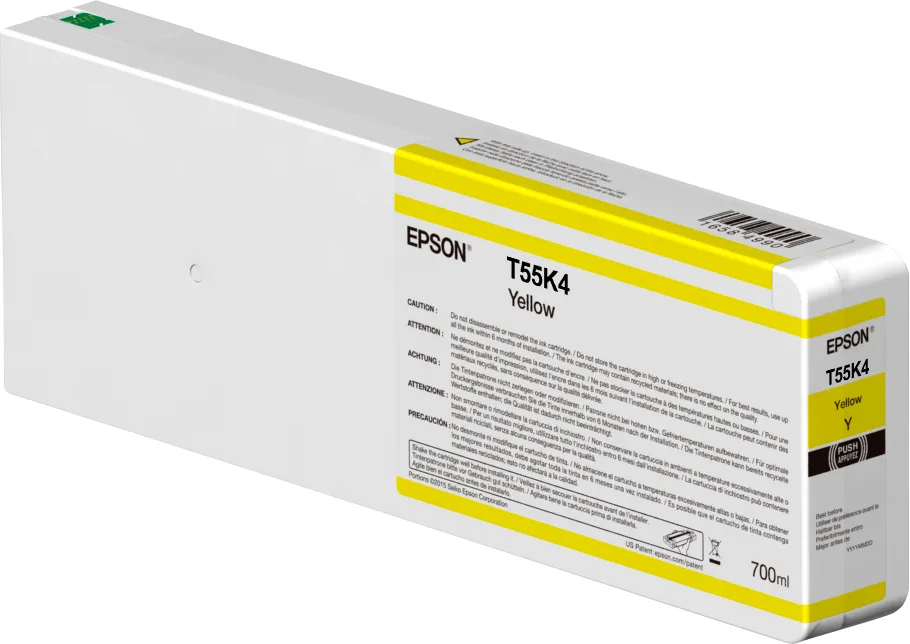 Epson Singlepack Yellow T55K400 UltraChrome HDX/HD 700ml