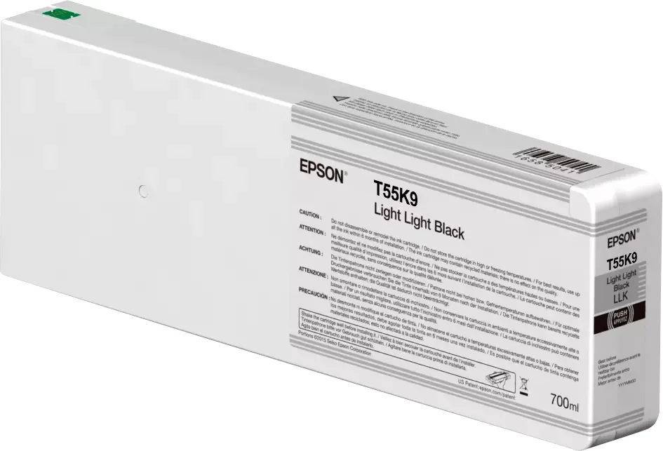 Epson Singlepack Light Light Black T55K900 UltraChrome HDX/HD 700ml