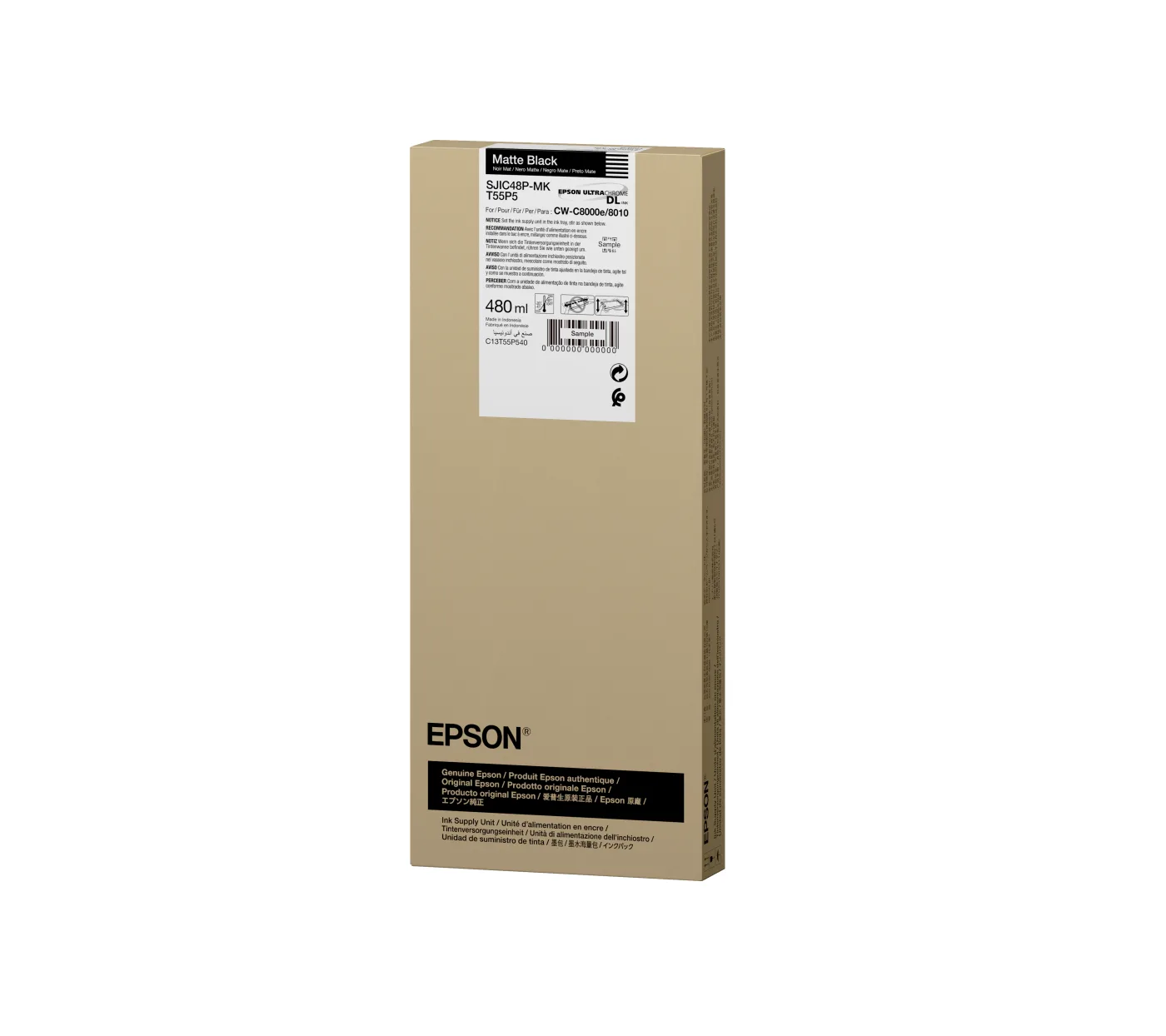 Epson SJIC48P-MK Matt Black ink cartridge for ColorWorks C8000e — poza 2
