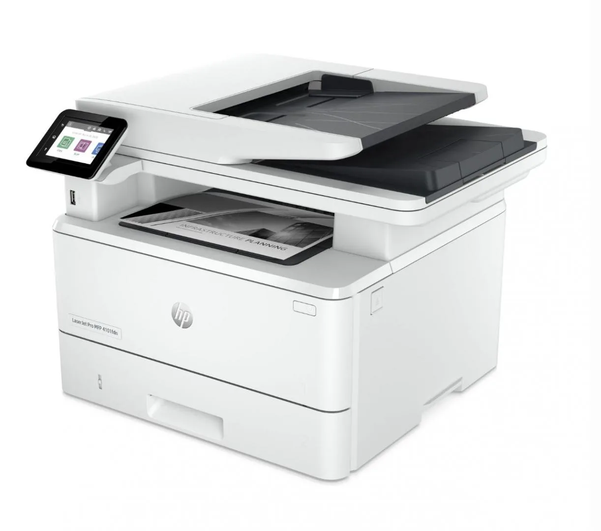 Multifunctional laser HP LaserJet Pro MFP 4102fdn, format A4, Monocrom, Duplex, USB + LAN + Wi-Fi — poza 3