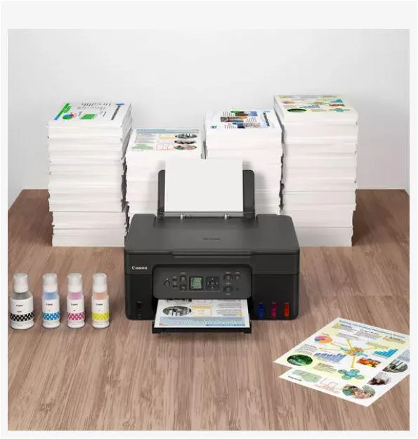 Multifuncțional inkjet color CISS Canon PIXMA G3470 Black, dimensiune A4 (Printare, Copiere, Scanare) — poza 2