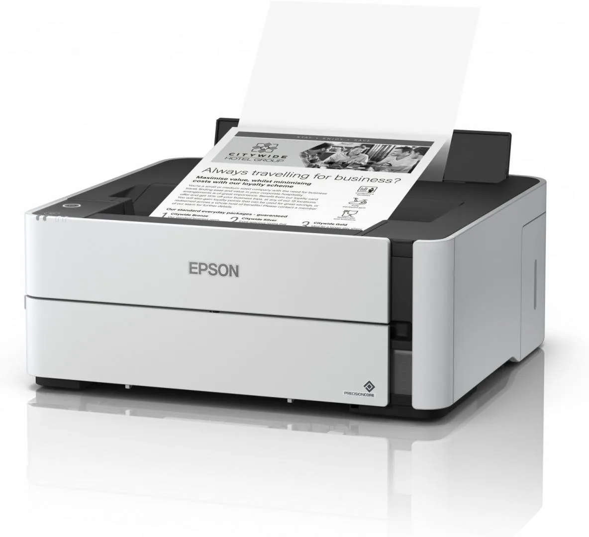 Imprimantă inkjet Epson EcoTank M1170, CISS, A4 monocrom, format A4, USB + LAN